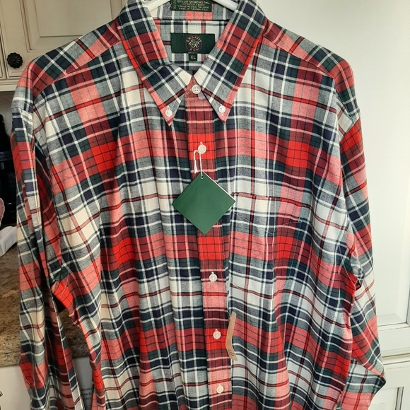 EMBASSY ROW COTTON PLAID SHIRT - Picture 9 of 12
